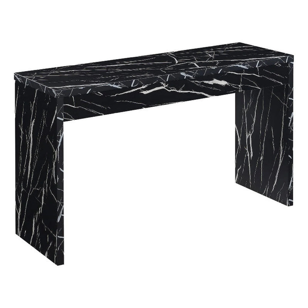 Black Wood Console Table/Desk H7178
