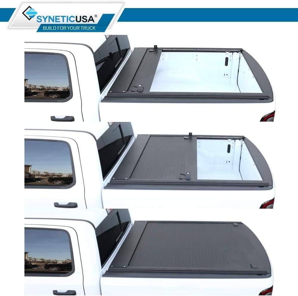Matte Black Aluminum Retractable Hard Tonneau Cover M7052
