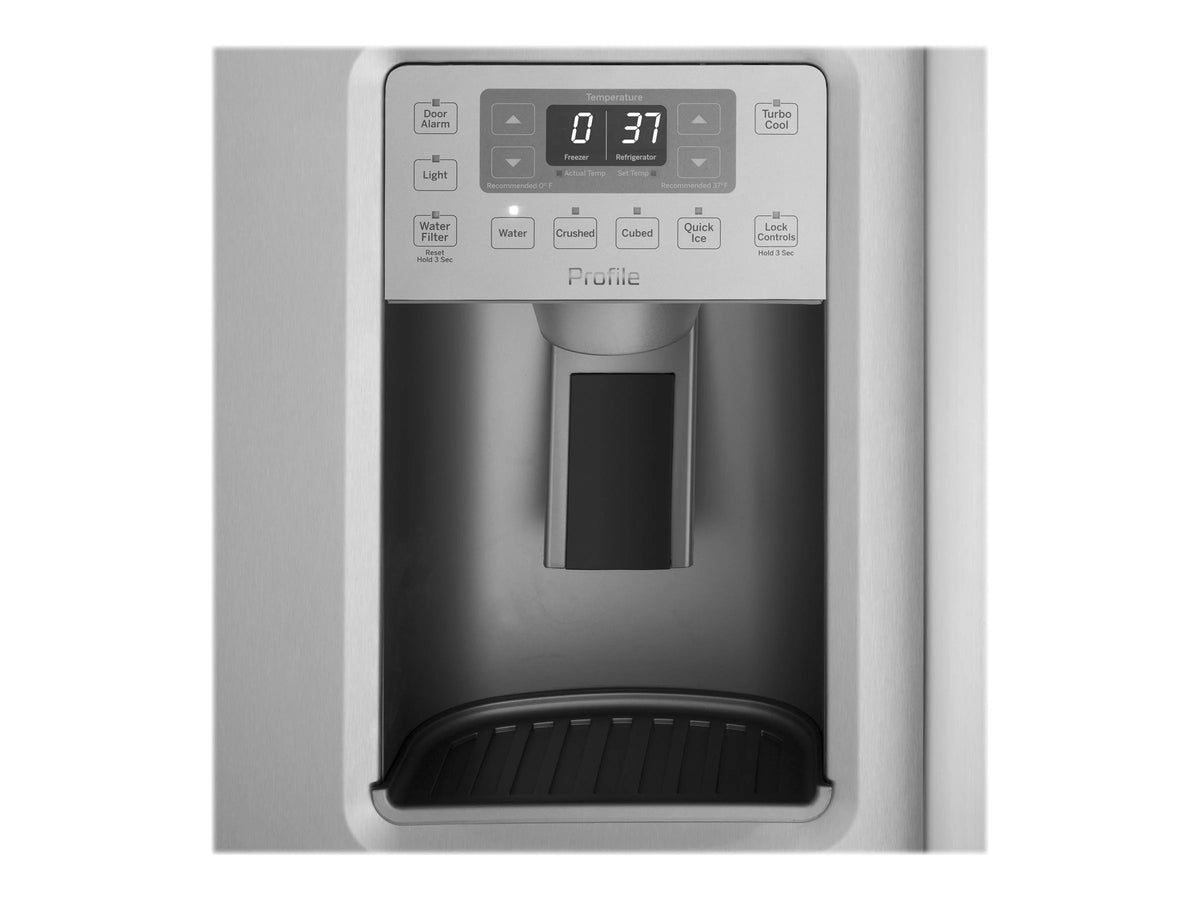 Side-by-side Refrigerator-freezer with Water and Ice Dispenser - 28.4 cu. ft - Stainless Steel I9783