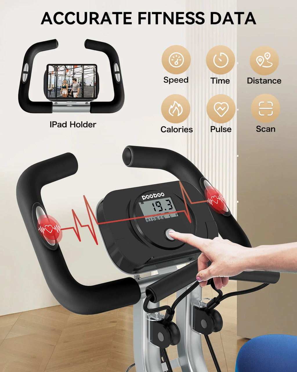 Foldable Magnetic Exercise Bike P45203