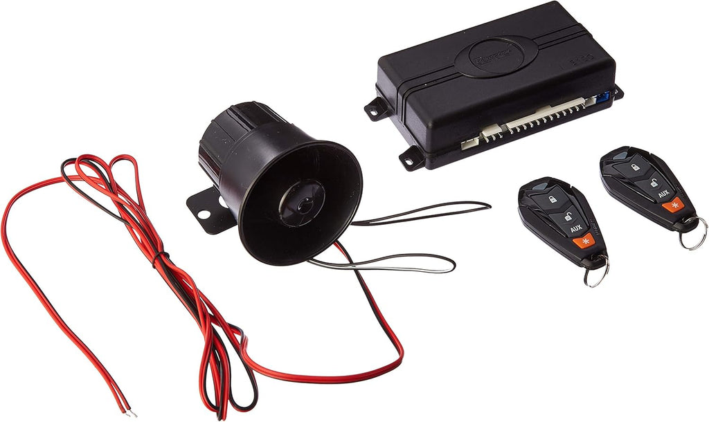 1-Way Car Alarm Keyless Entry Black C34971