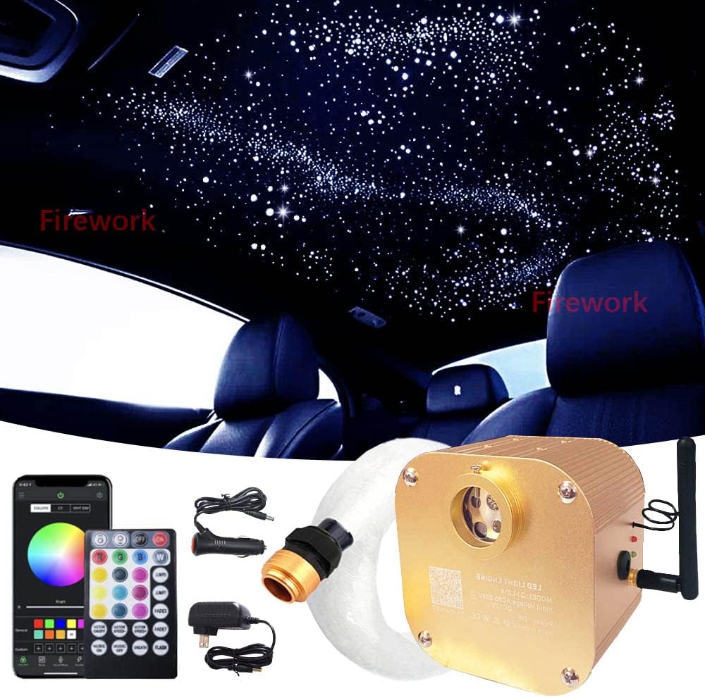 20W RGBW LED Starlight Headliner Light Kit with APP Remote F9999