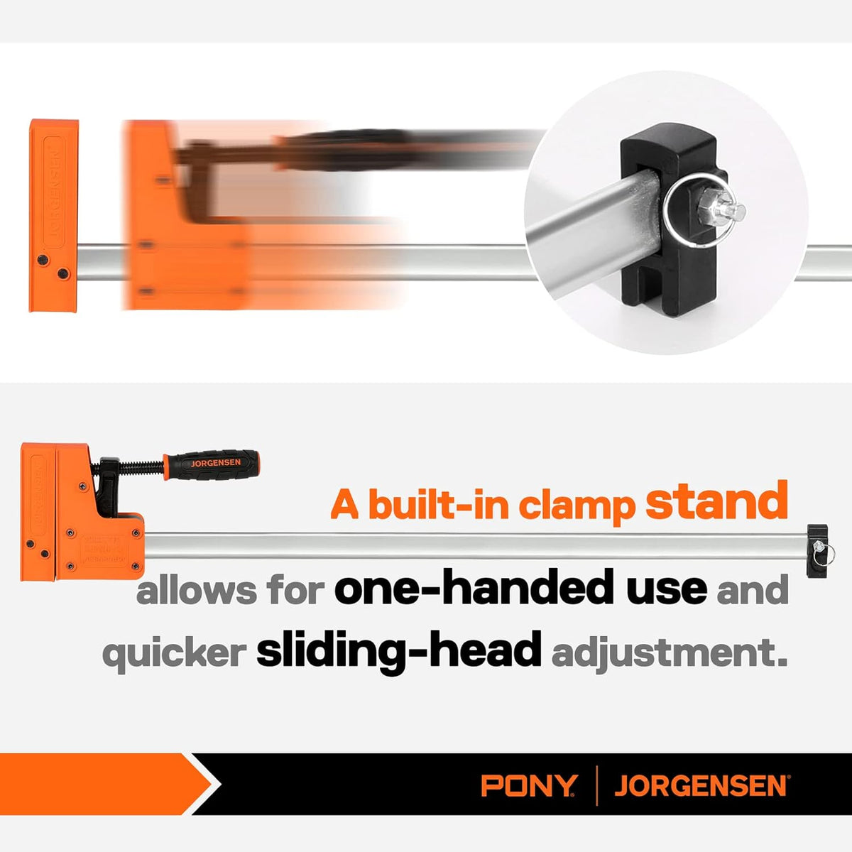 24-inch 90° Parallel Jaw Bar Clamp, 2-pack J424967