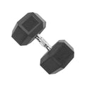 120 lbs Rubber Coated Hex Dumbbell Q509857