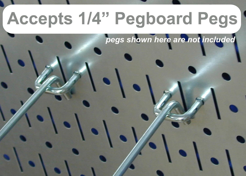 4 ft. Metal Pegboard Standard Tool Storage Kit with Blue Toolboard and Blue Accessories D1281