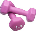 Neoprene Dumbbell Hand Weights Sets of 2 Hexagon Non-Slip Weights D83996