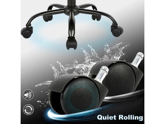 Set of 2 Mid-Back Mesh Ergonomic Swivel Office Chair B695173