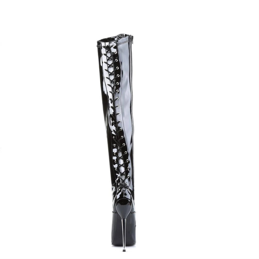Black Stretch PU Dagger-3060 5 C372849