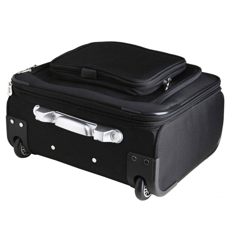 Black 14x22 2-Wheeled Laptop Travel Case V95141