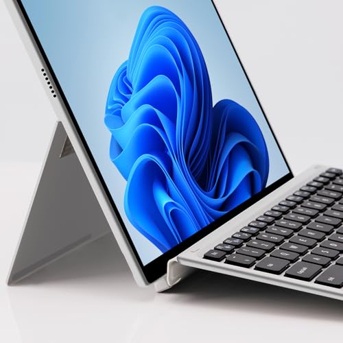 2-in-1 Touch-Screen Laptop 12.3" 3K IPS Tablet PC with Keyboard 8GB RAM 256GB SSD Silver I3821