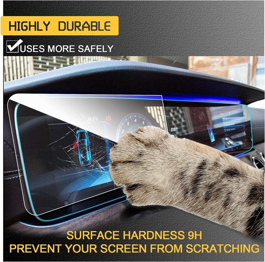 12.3IN Tempered Glass Car Navigation Screen Protector Pack of 2 S7692