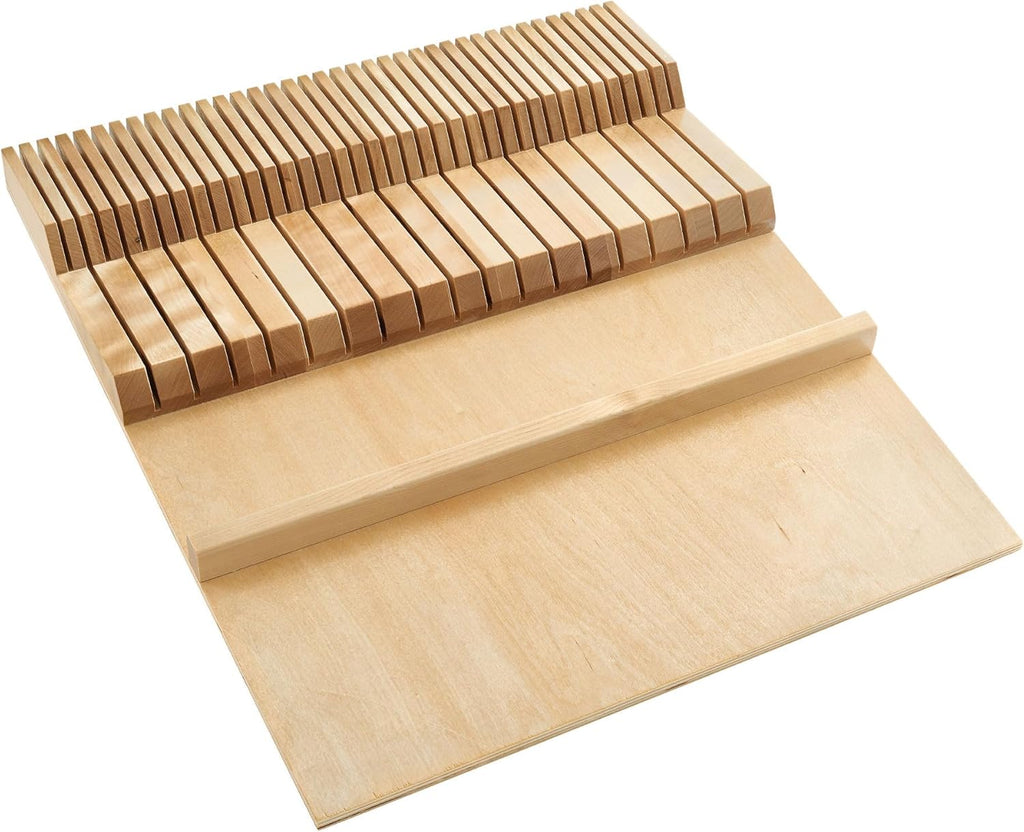 Dual Row Knife Block Drawer Organizer K42087