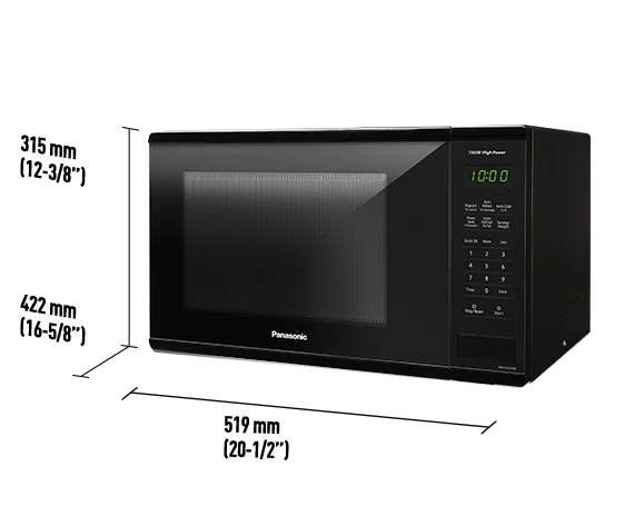 1.3 cu.ft. 1100W Black Microwave I406