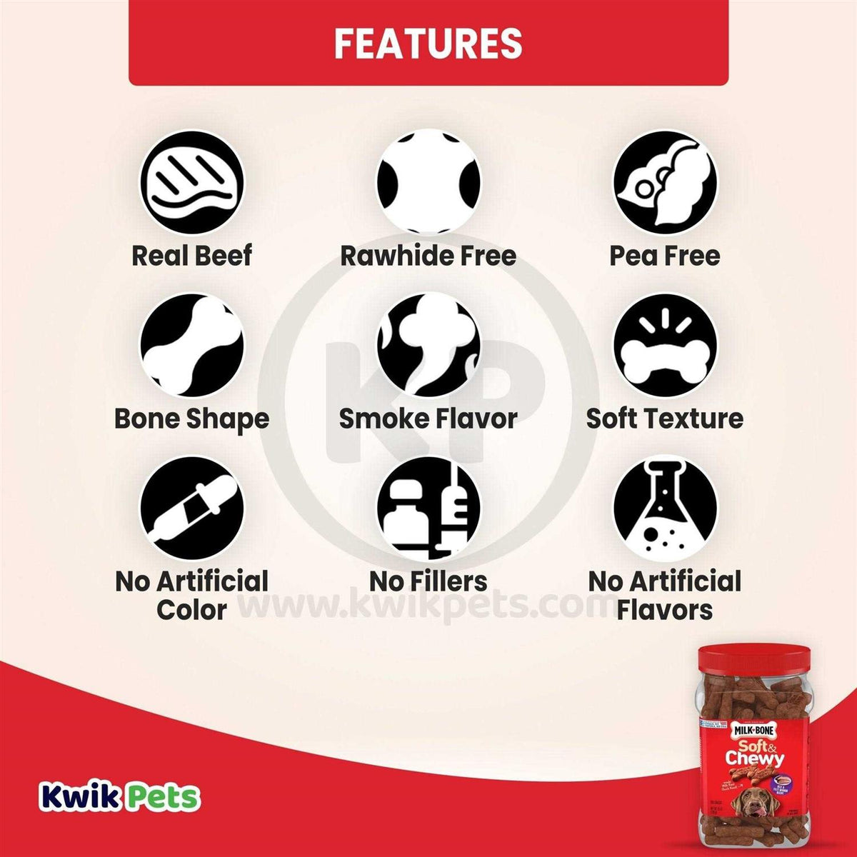 Soft & Chewy Beef Dog Treats I85880
