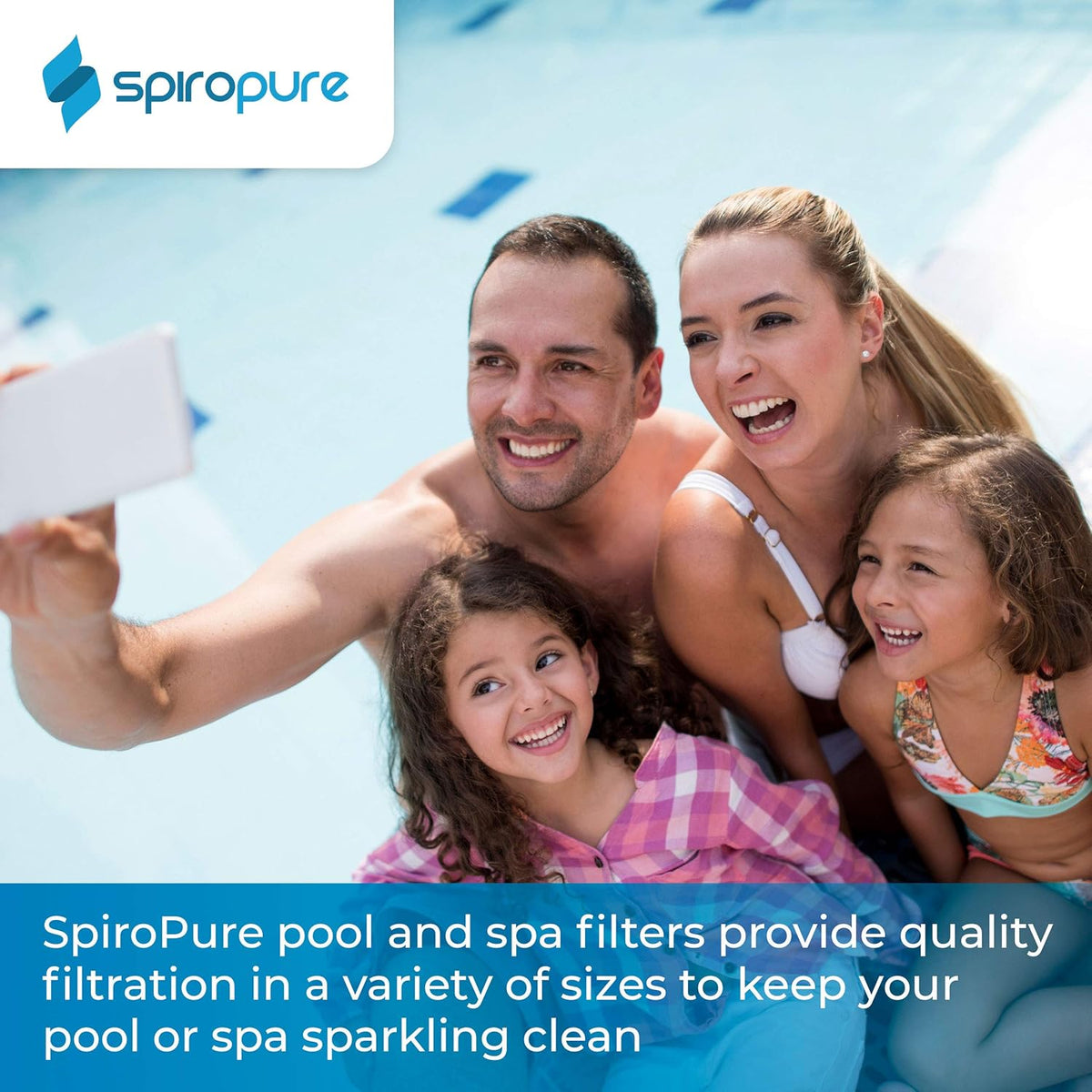 Hot Tub Spa Pool Filter Replacement Cartridge (Case of 4) D7529