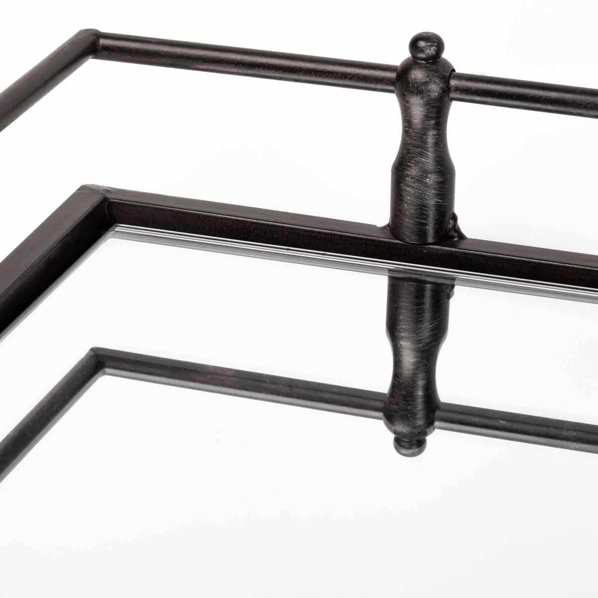 Black Metal Tray E5602