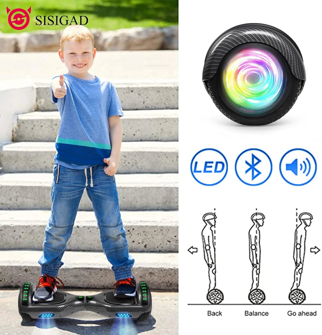 6.5 inch Hoverboard with Seat and Bluetooth Speaker I58027