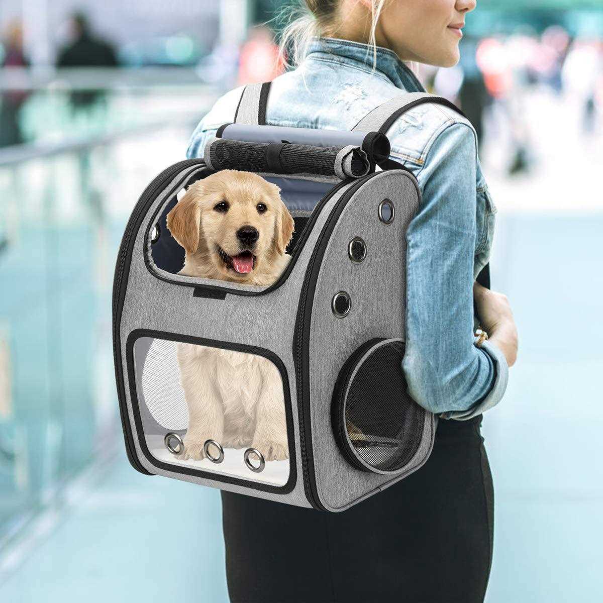 Expandable Pet Carrier Backpack F6468