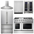48 Gas Range, Range Hood, Refrigerator, Dishwasher, Wine Cooler C27491