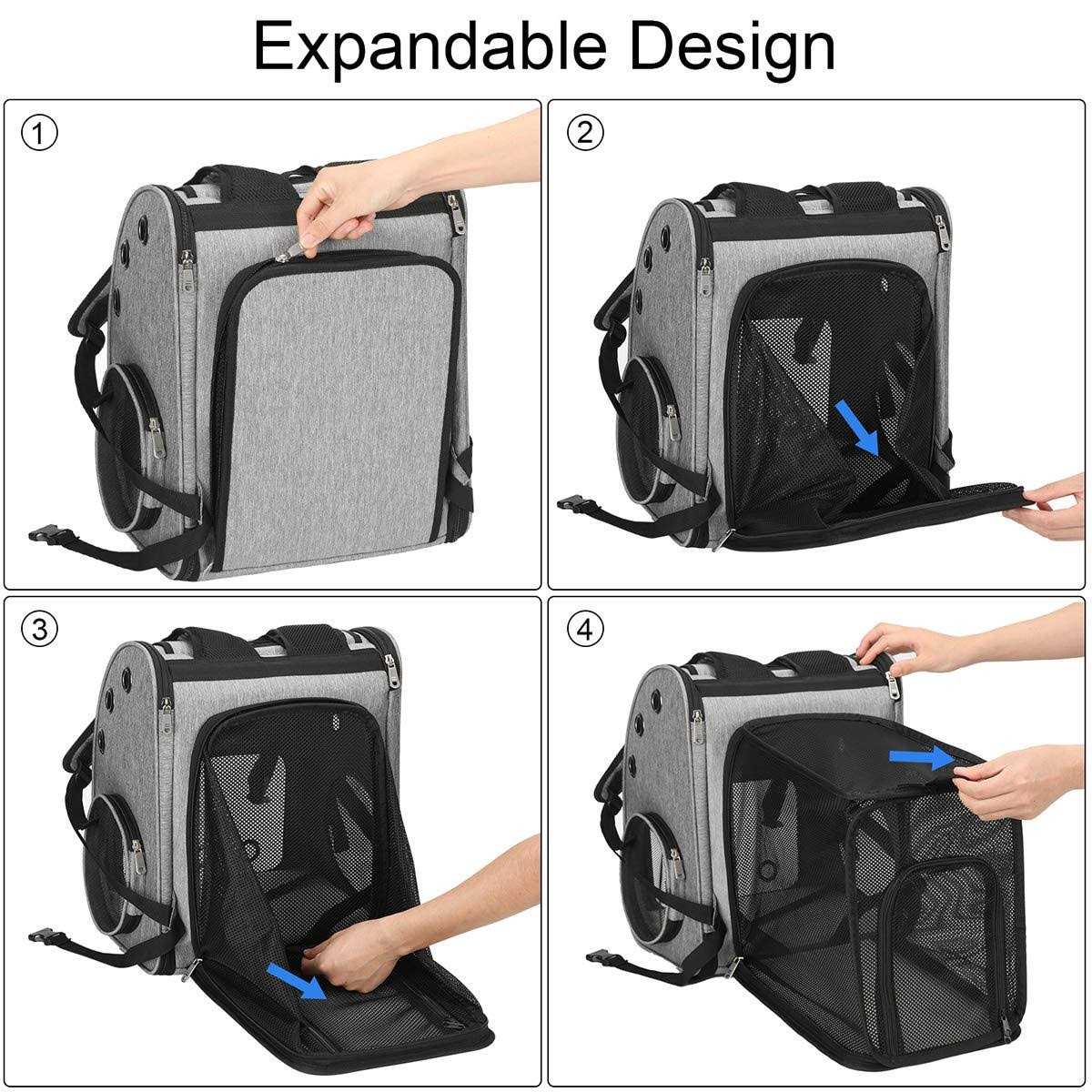 Expandable Pet Carrier Backpack F6468
