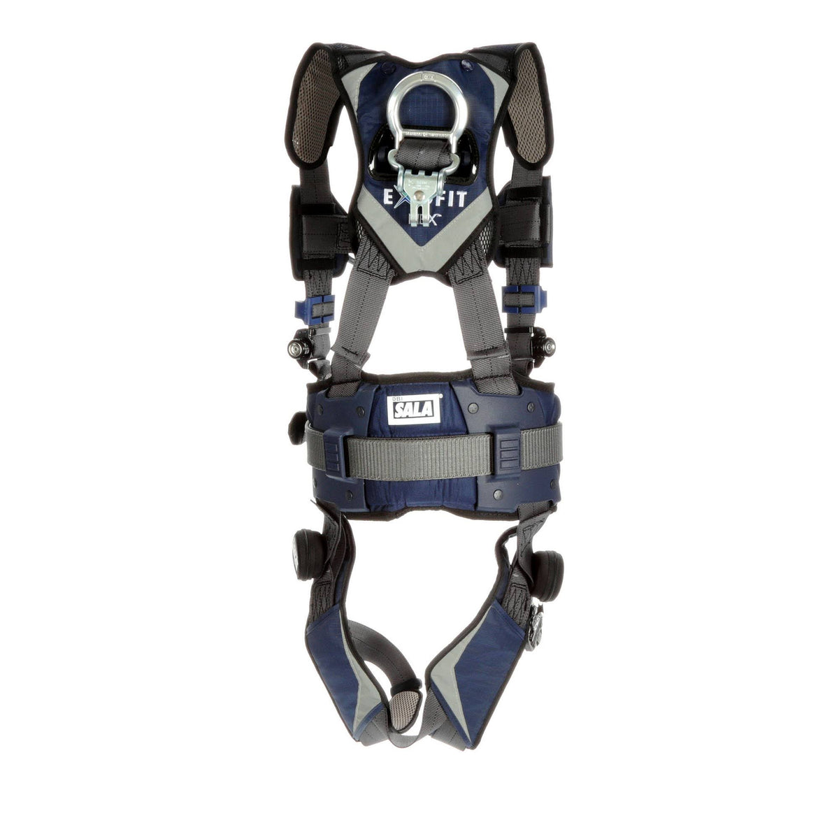 X-Large Gray Construction Style Positioning/Climbing Harness N4696