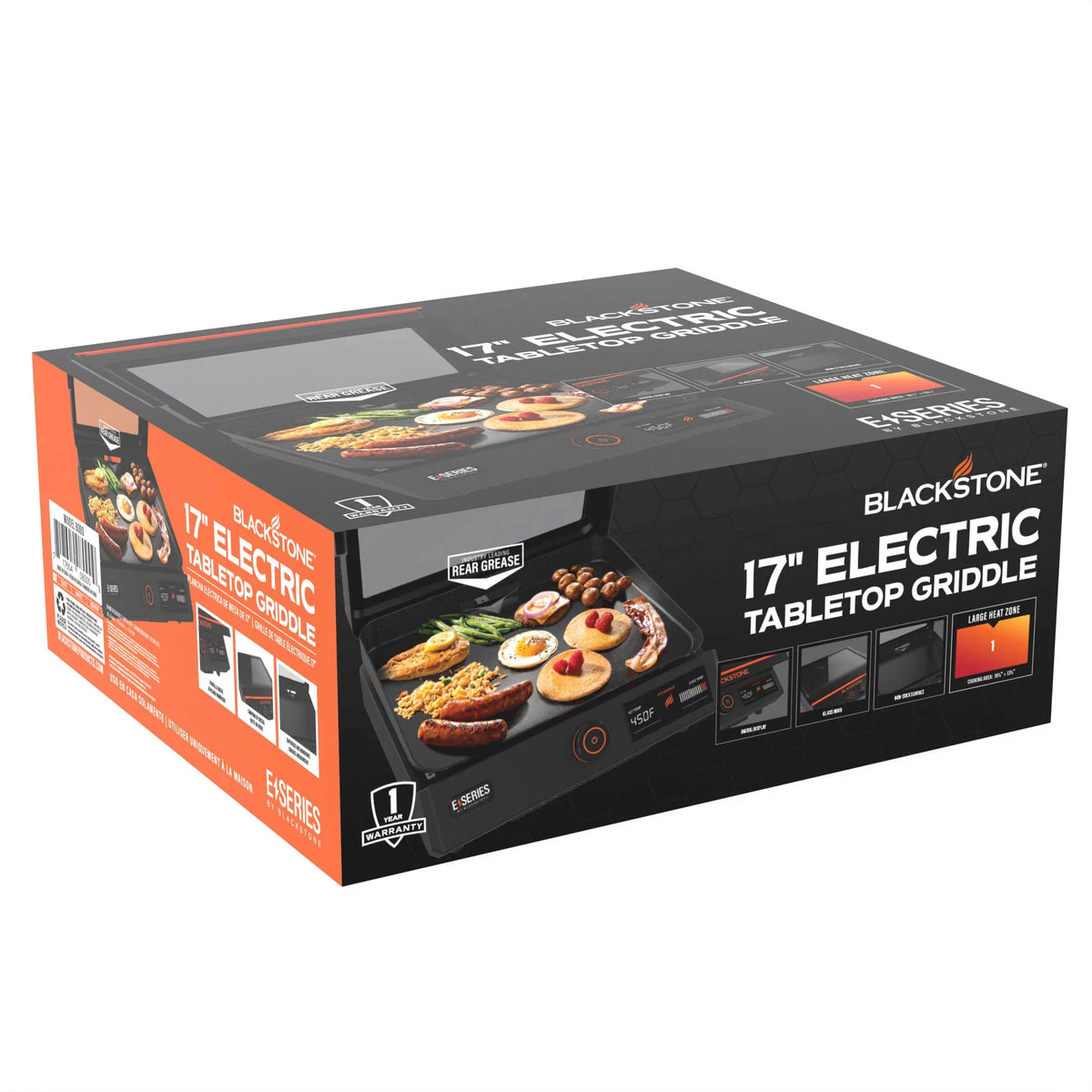 Electric Tabletop Griddle with Hood S5458
