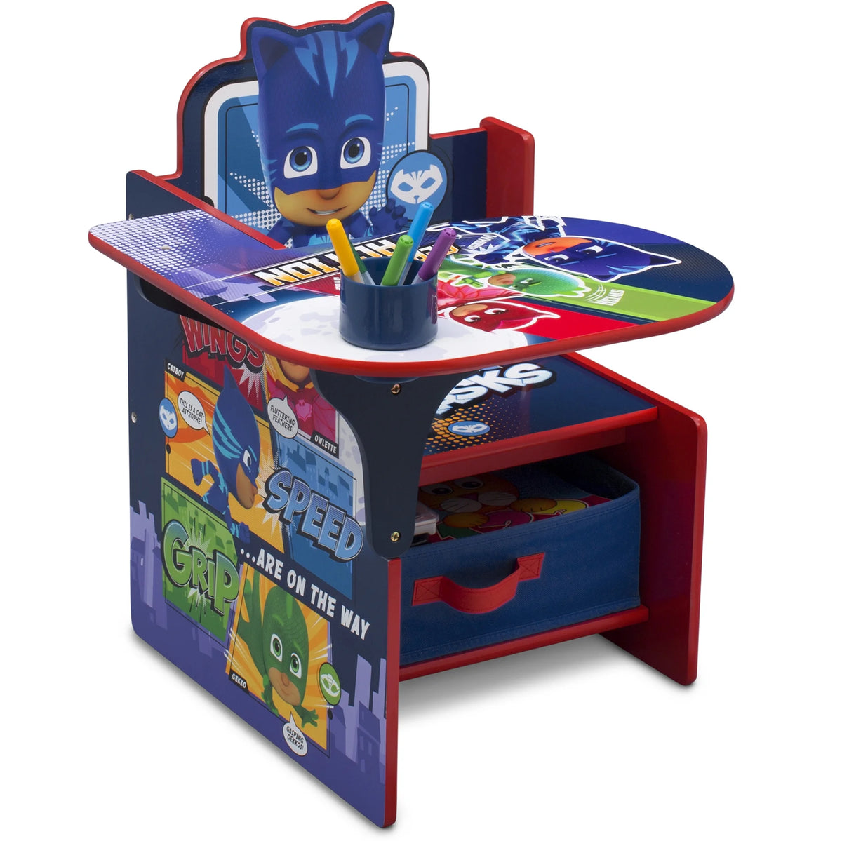 Chair Desk with Storage Bin U37328