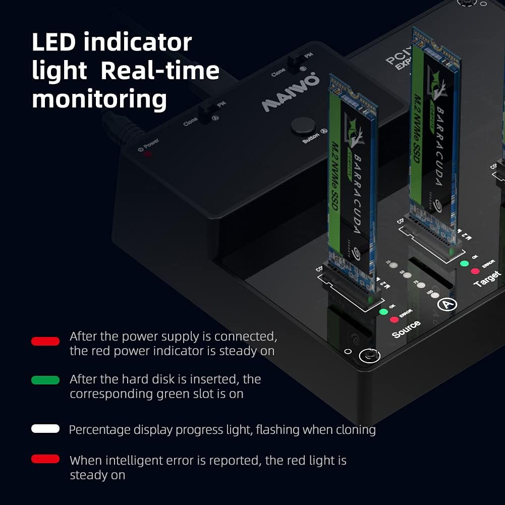 4 Bay M.2 NVME Docking Station C113925
