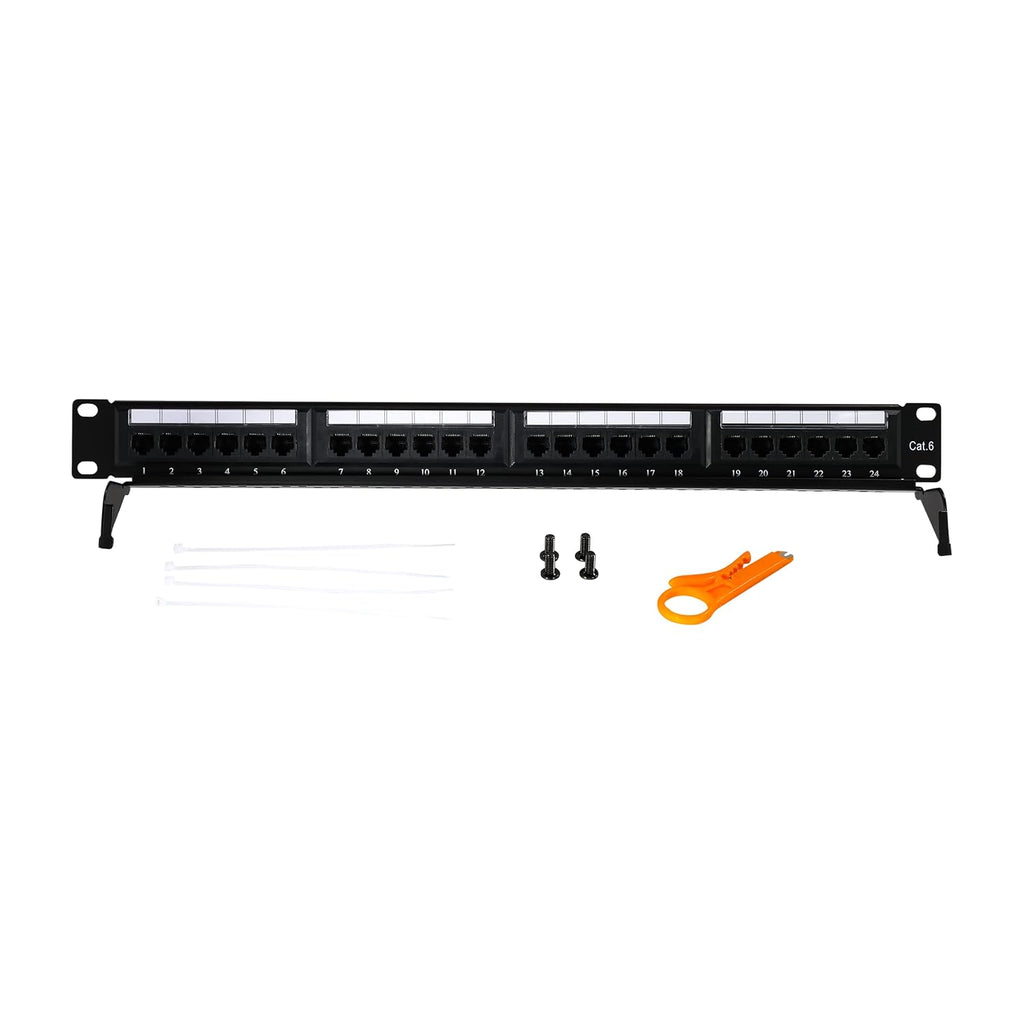 48 Port Cat6 Patch Panel, 19 inch 1U Y197701