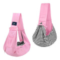 Dog and Cat Sling Carrier Hands Free Reversible Pet Papoose Bag Soft Pouch T759288