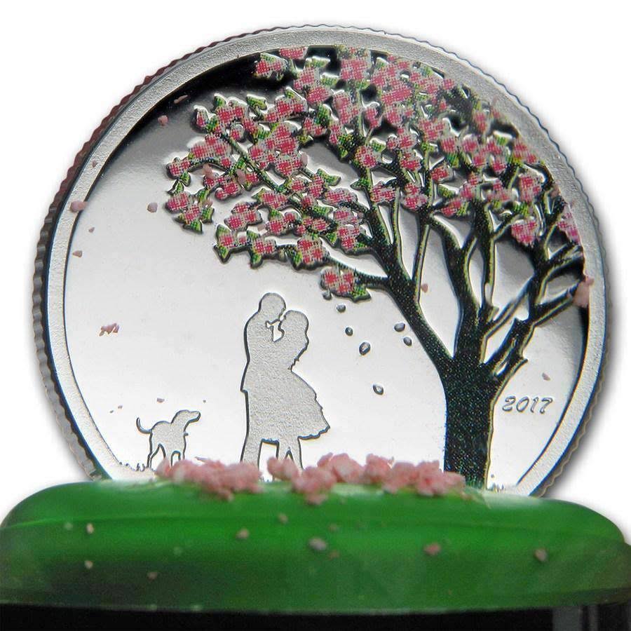 1/10 oz Silver Cherry Blossom Globe S89930