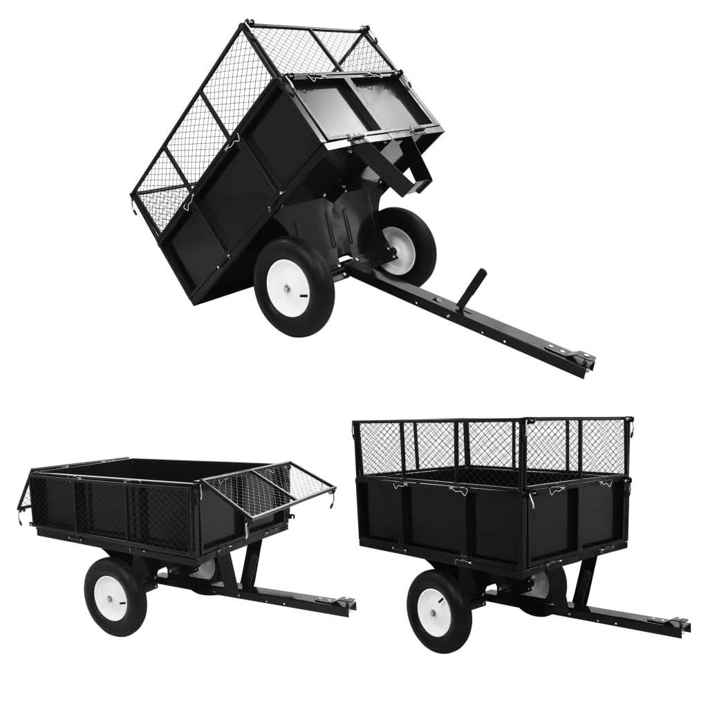 Tipping Trailer for Lawn Tractor 661.4lbs Load V36963