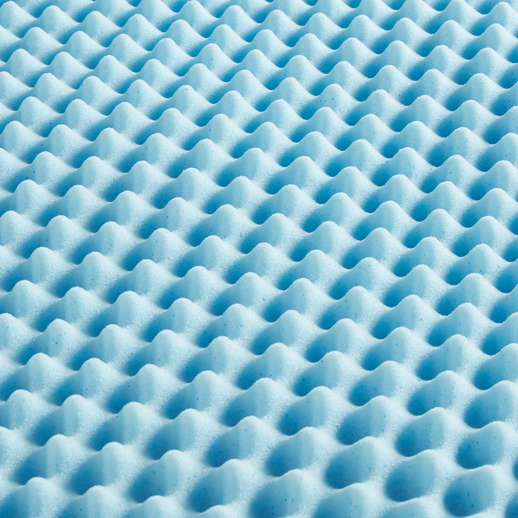Blue California King Gel Memory Foam Topper U915