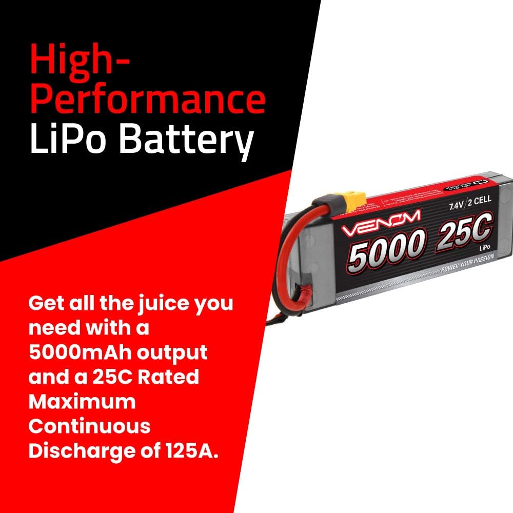 2S 5000mAh 7.4V LiPo Battery S731