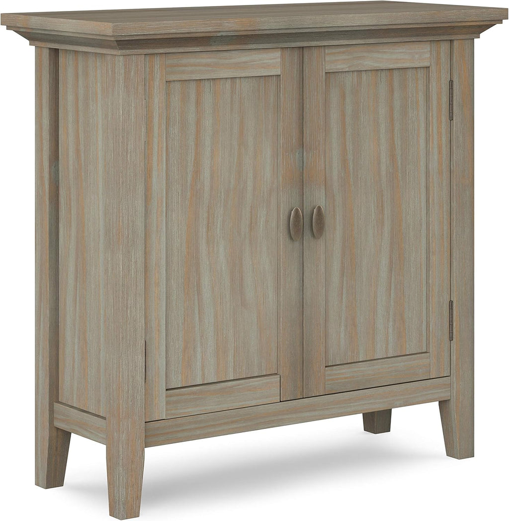 32 inch Wide Rustic Low Storage Cabinet with 2 Doors S86975
