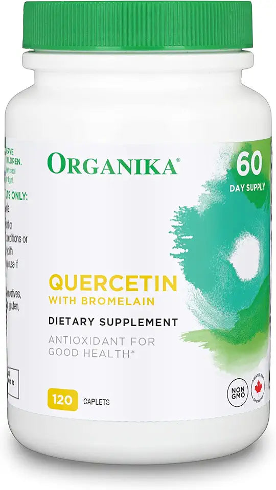 Quercetin with Bromelain Supplement 120 Tablets K353
