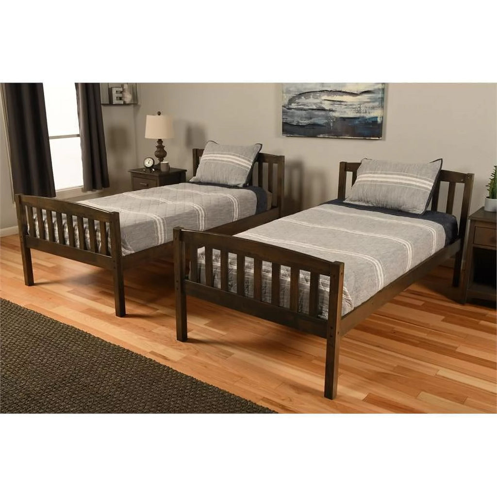 Twin Wood Bunk Bed with Storage Drawers I304129
