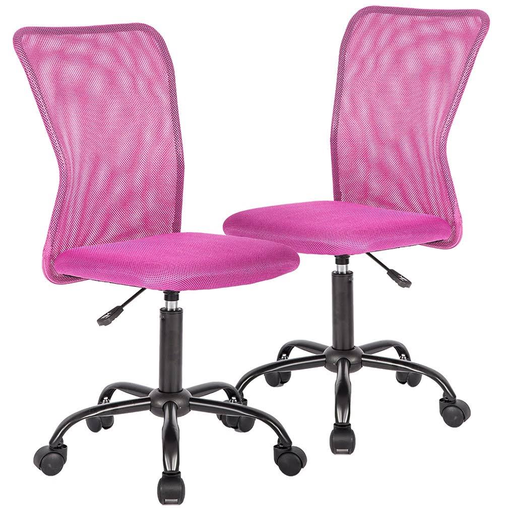 Set of 2 Mid-Back Mesh Ergonomic Swivel Office Chair B695173