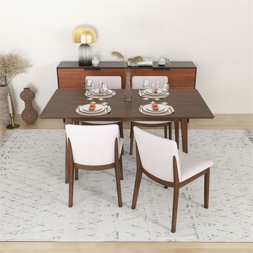 Mid Century Modern Kitchen Table and Chairs for 4 E24958