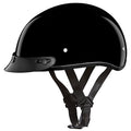 Hi-Gloss Black Skull Cap B383