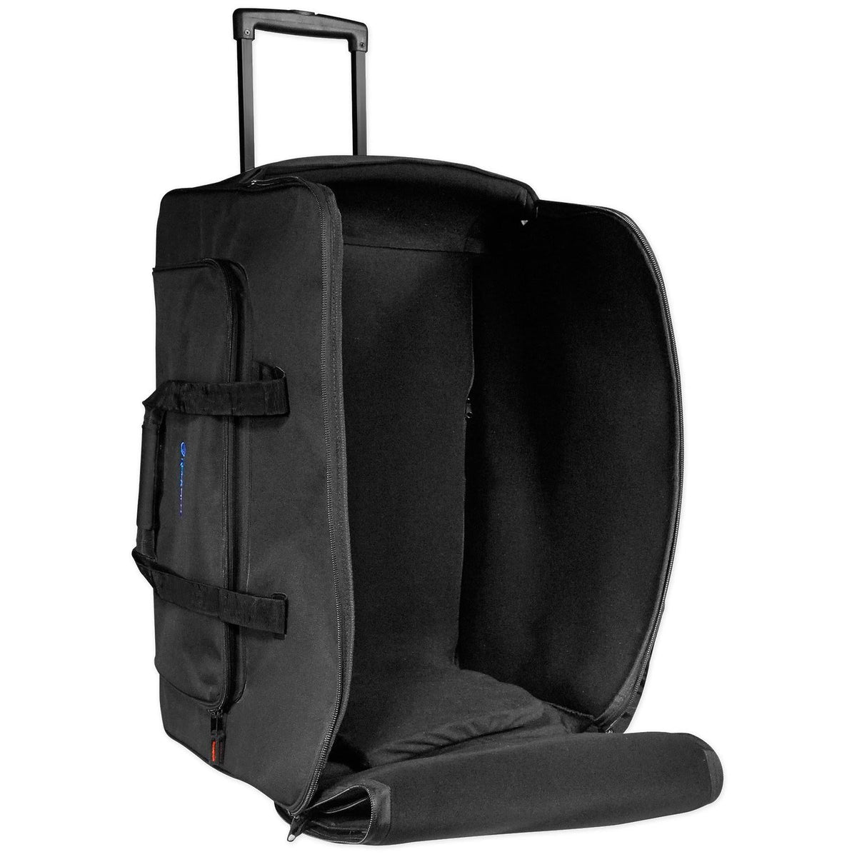 Rockville Rolling Travel Case Speaker Bag with Handle and Wheels G9760