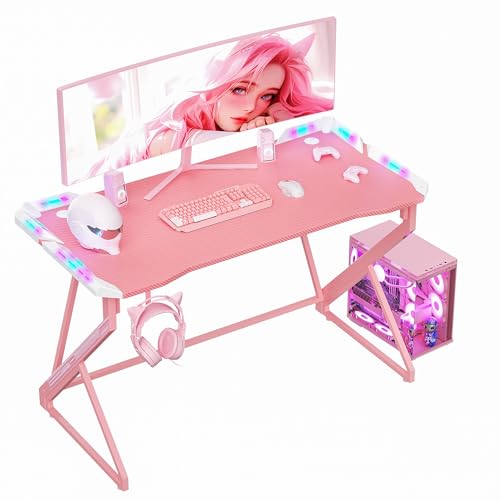 Black 40 Inch Gaming Desk U96755