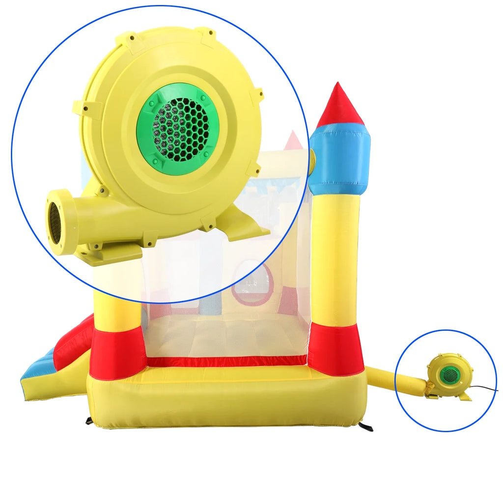 Yellow 680 Watt Air Blower Pump for Inflatable Bounce House G88857