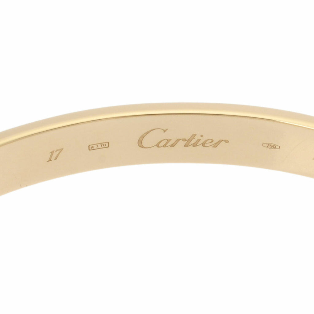 Pre-Owned K18 Yellow Gold Love Bracelet C9584