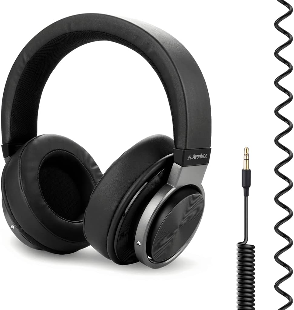 Extra Long Cord Over Ear Headphones Wired with 3.5mm AUX J215