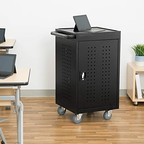 Black Mobile Charging Station for 30 Devices L98192