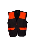 Mid-Weight Upland Hunting Vest Dark Brown/Orange - 4X N903369