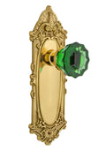 Victorian Passage Door Knob in Polished Brass F890