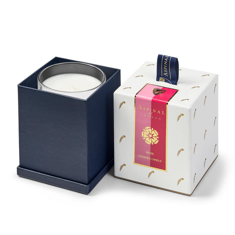 Large Scented Candle Rose S2873