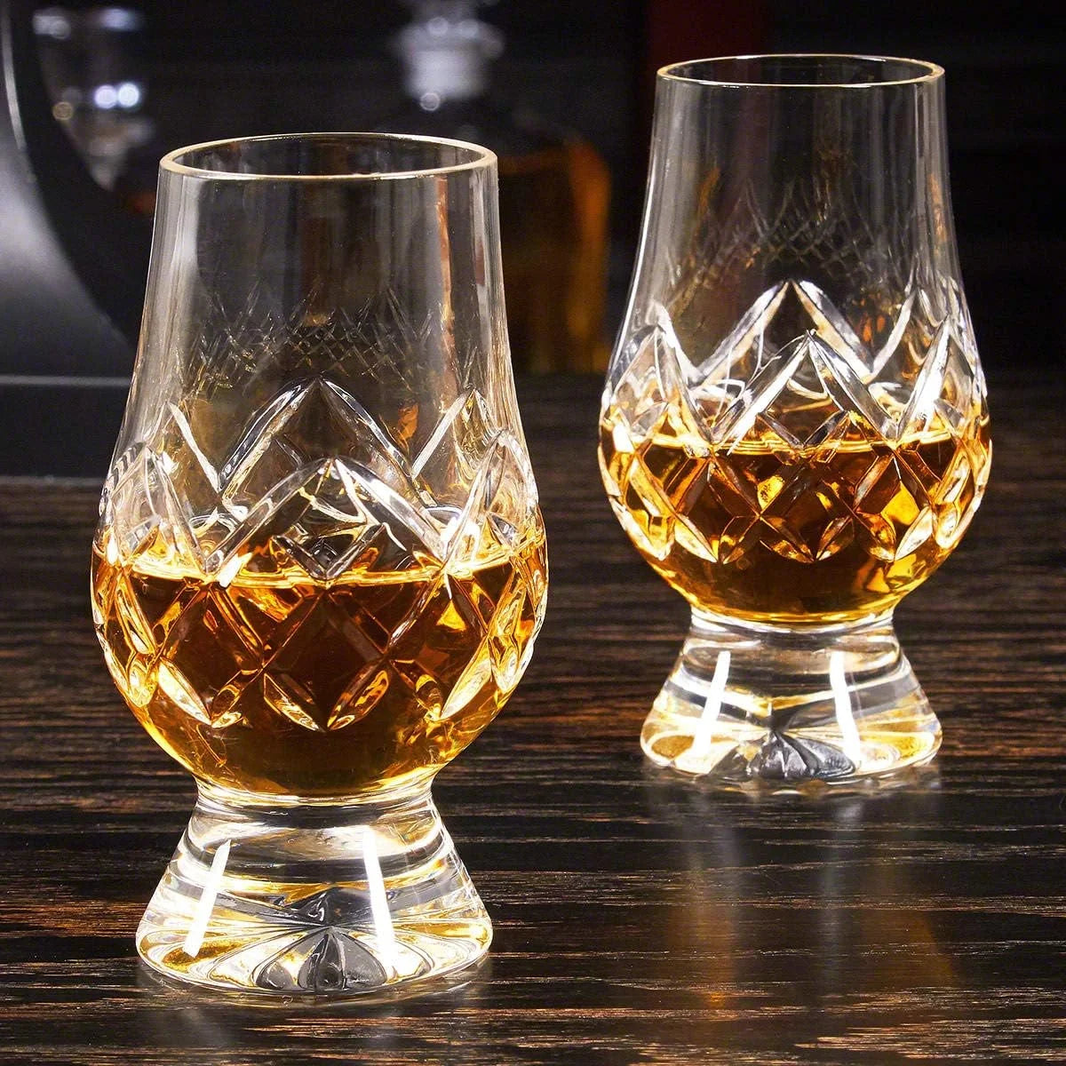 Cut Crystal Whiskey Glasses J196525